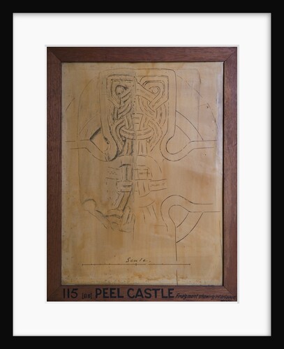 Peel Castle Cross Slab by Philip Moore Callow Kermode