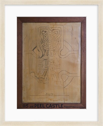 Peel Castle Cross Slab by Philip Moore Callow Kermode