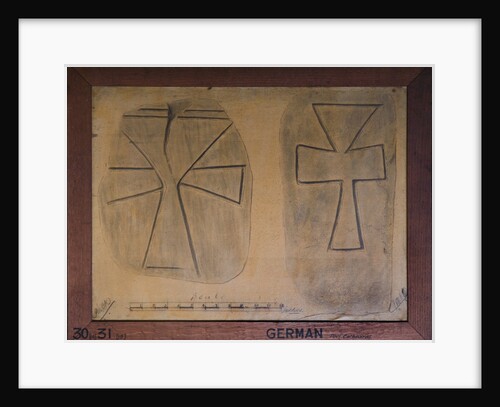Peel Castle Cross Slabs by Philip Moore Callow Kermode