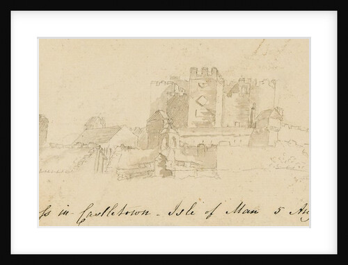 Castle & Cross in Castletown, Isle of Man by Unknown