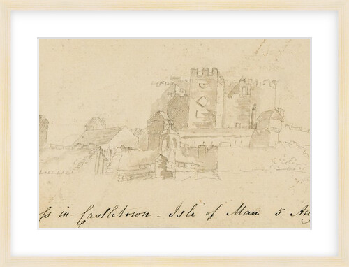 Castle & Cross in Castletown, Isle of Man by Unknown