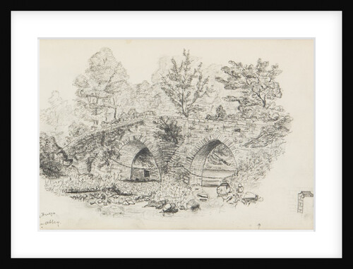 Crossag Bridge, Rushen Abbey by Arthur Henderson