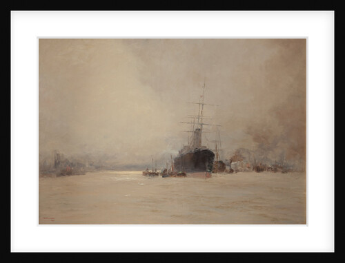 The River Mersey by John Miller Nicholson