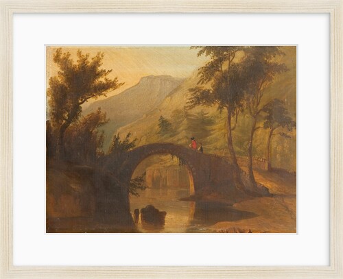 Sulby Glen old bridge by L. C. Sewell