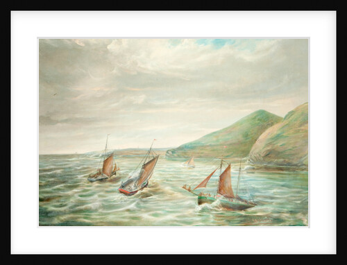 Fishing Boats off the Santan Coast by William Marsden