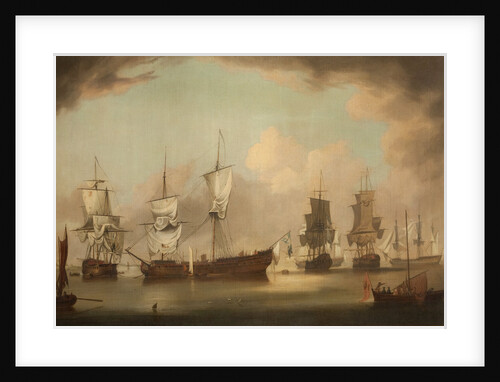 The Squadrons of Thurot and Elliot in Ramsey Bay by Wright