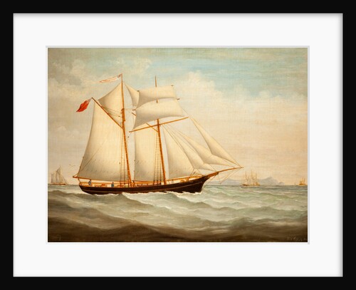 Schooner 'North Barrule' of Ramsey by Thomas Chidgey
