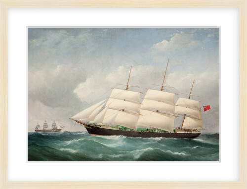 The iron built barque, 'Ramsey' by F. Todgay