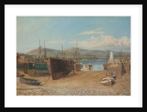 Port St Mary Harbour by Flaxney Stowell