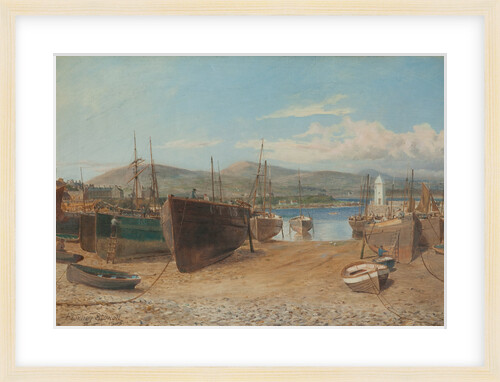 Port St Mary Harbour by Flaxney Stowell