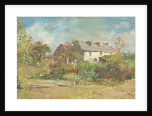 Cottages at Union Mills, Braddan by John Miller Nicholson