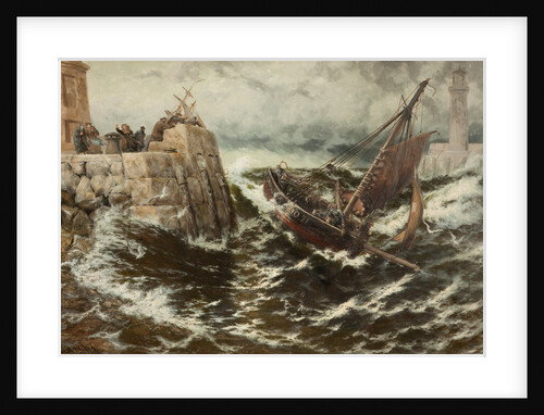 Safe thro' the storm by Thomas Rose Miles