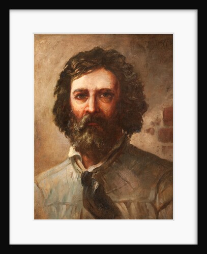 Self-portrait of Franz Hoepfner by Franz Hoepfner