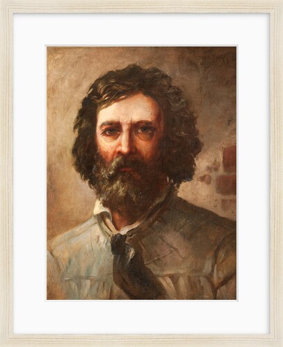 Self-portrait of Franz Hoepfner by Franz Hoepfner