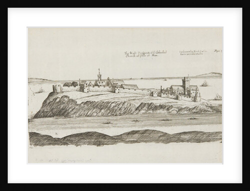 West prospect of the cathedral church of the Isle of Man by Unknown