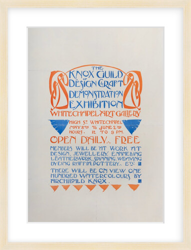 Knox Guild of Design and Craft Demonstration Exhibition, Whitechapel Art Gallery, London by Unknown