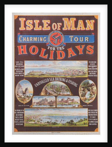Isle of Man for the Holidays. Charming Tour. Unrivalled Sea Bathing & Fishing by Unknown