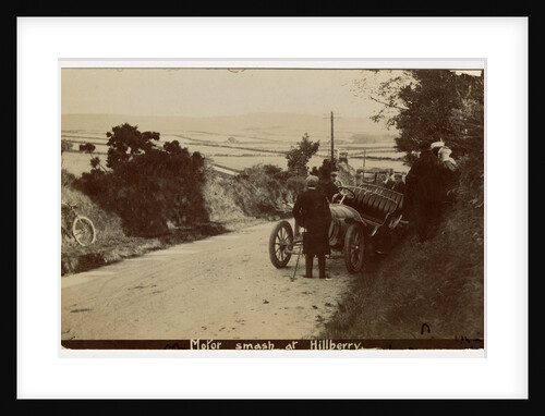 Motorcar smash at Hillberry by Anonymous