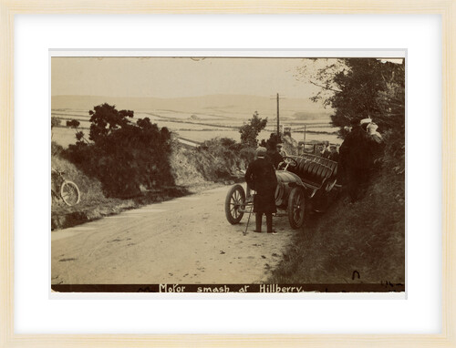 Motorcar smash at Hillberry by Anonymous