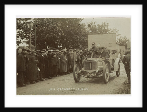 L.R. Squire at the start, 1907 Tourist Trophy Heavy Touring Motorcar race by Anonymous
