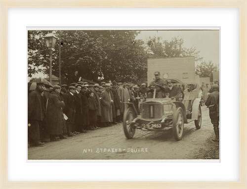 L.R. Squire at the start, 1907 Tourist Trophy Heavy Touring Motorcar race by Anonymous