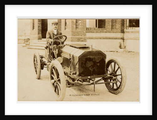 W.T. Clifford Earp in a Napier, 1904 Gordon Bennett Trials by Anonymous