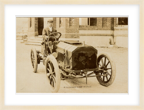 W.T. Clifford Earp in a Napier, 1904 Gordon Bennett Trials by Anonymous