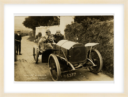 W. Watson, winner of 1908 Tourist Trophy motorcar race by Anonymous