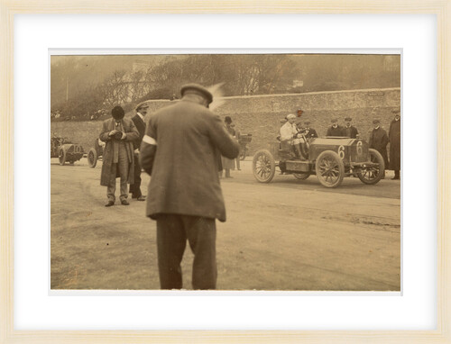 W.T. Clifford Earp in a Napier, 1904 Gordon Bennett Trials by Anonymous