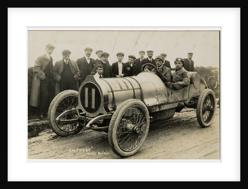 Leslie Porter in a Calthorpe, 1908 Tourist Trophy motorcar race by Anonymous