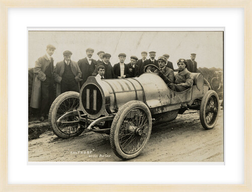 Leslie Porter in a Calthorpe, 1908 Tourist Trophy motorcar race by Anonymous