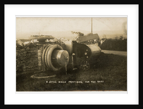 1908 Tourist Trophy motorcar crash by Anonymous