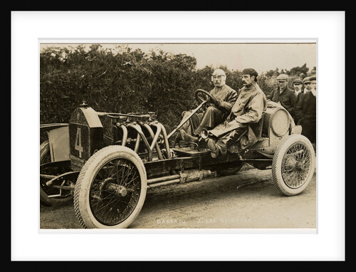 Algernon Lee Guinness in a Darracq, 1908 Tourist Trophy motorcar race by Anonymous