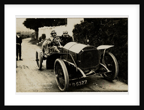 W. Watson in a Napier Hutton,1908 Tourist Trophy motorcar race by Anonymous