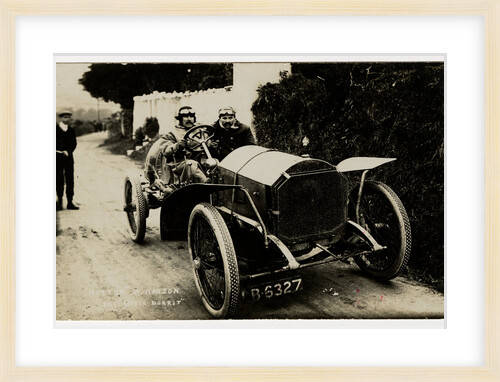 W. Watson in a Napier Hutton,1908 Tourist Trophy motorcar race by Anonymous