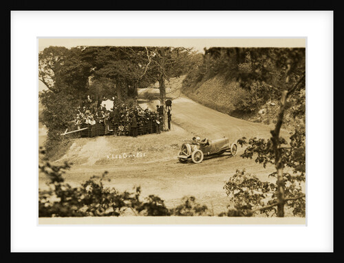 Kenelm Lee Guiness in a Sunbeam, 1914 Tourist Trophy motorcar race by Anonymous
