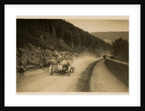 Cecil G. Cathie (owner) and Richard Crossman (driver), 1914 Tourist Trophy motorcar race by Anonymous