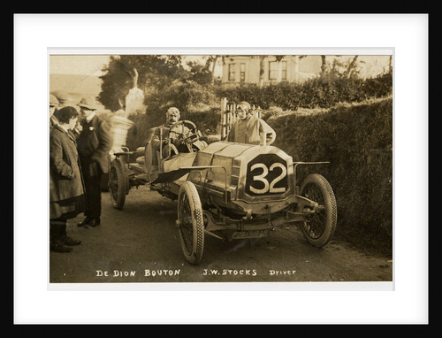 J.W. Stocks, 1908 Tourist Trophy motorcar race by Anonymous
