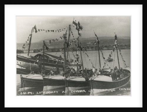Isle of Man lifeboats, Douglas Harbour by George Bellett Cowen