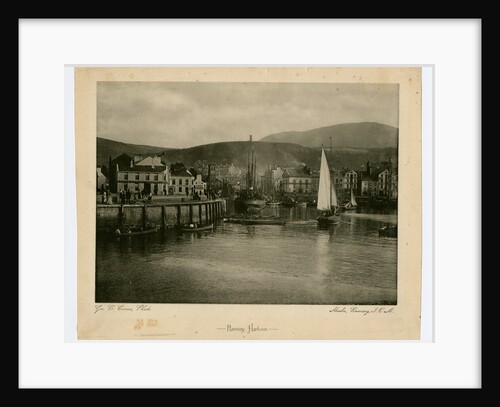 Ramsey Harbour looking towards Market Square by George Bellett Cowen