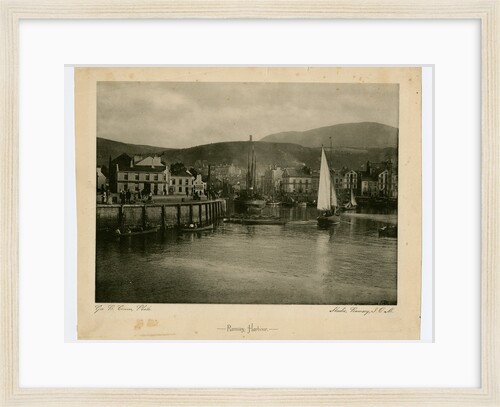 Ramsey Harbour looking towards Market Square by George Bellett Cowen