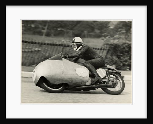 Cecil Sandford, riding as number 17, 1955 TT (Tourist Trophy) by T.M. Badger