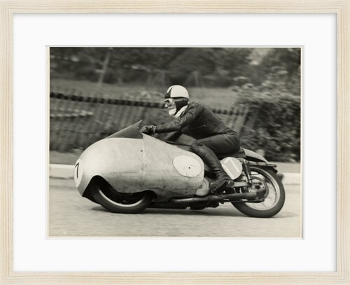Cecil Sandford, riding as number 17, 1955 TT (Tourist Trophy) by T.M. Badger