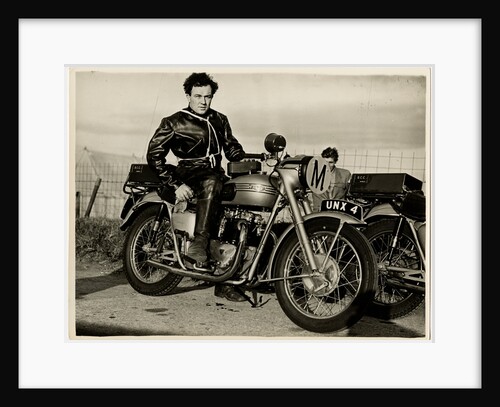 Travelling TT (Tourist Trophy) Marshal, one of the first to be radio equipped, 1956 by T.M. Badger