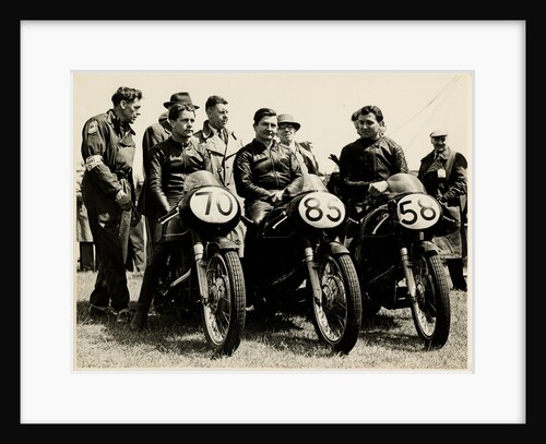 The Junior A.J.S. Team, 1956 Junior TT (Tourist Trophy) by T.M. Badger