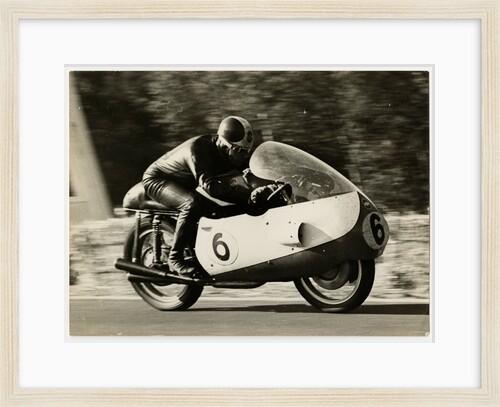 Liberati (?), TT (Tourist Trophy) rider riding as number 6 by T.M. Badger