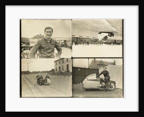 TT (Tourist Trophy) sidecar at Birchleigh Terrace, Onchan by T.M. Badger