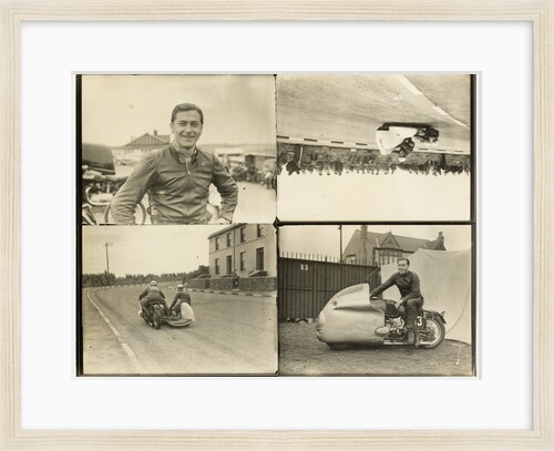 TT (Tourist Trophy) sidecar at Birchleigh Terrace, Onchan by T.M. Badger