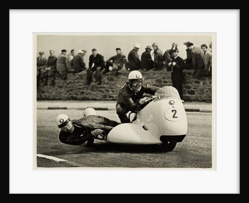 TT (Tourist Trophy) BMW sidecar outfit (number 2) by T. M. Badger