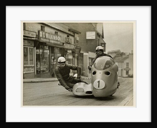 Wilhelm Noll and Fritz Cron, 1955 Sidecar TT (Tourist Trophy) by T.M. Badger